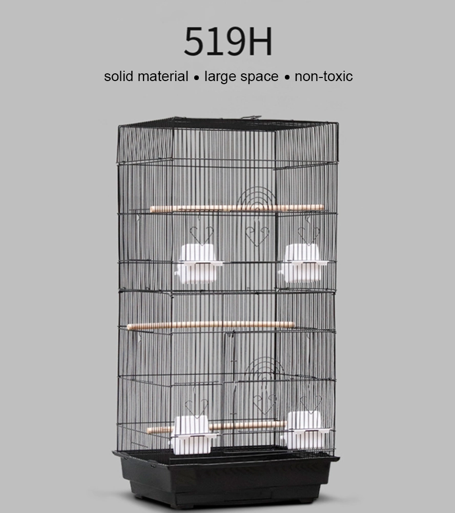 New Large Parrot Bird Cage House Bird Supplies Use for Indoor Pet Metal Cockatiel Macaw Cockatoo Bird Crate Cage