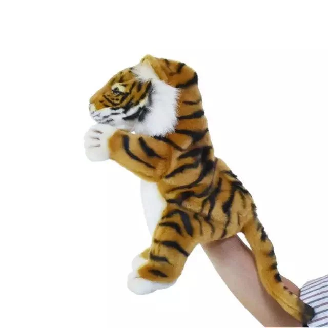 Tiger Plush Doll Hand Puppet Toy Mascot Festival Children&prime;s Birthday Gift Customization Stuffed Soft Toy