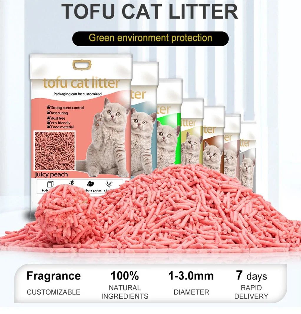 Tofu Cat Litter Deodorant Dust-Free Cat Litter Residue Cat Supplies