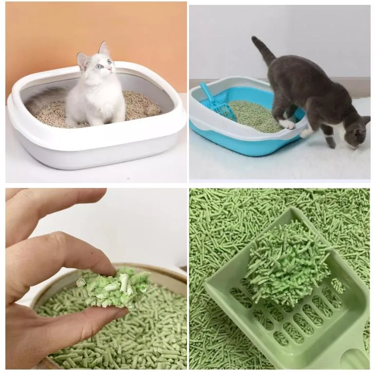 Manufacturer New Design Eco-Friendly Super Deodorant Raw Bamboo Cat Litter Pet Supply