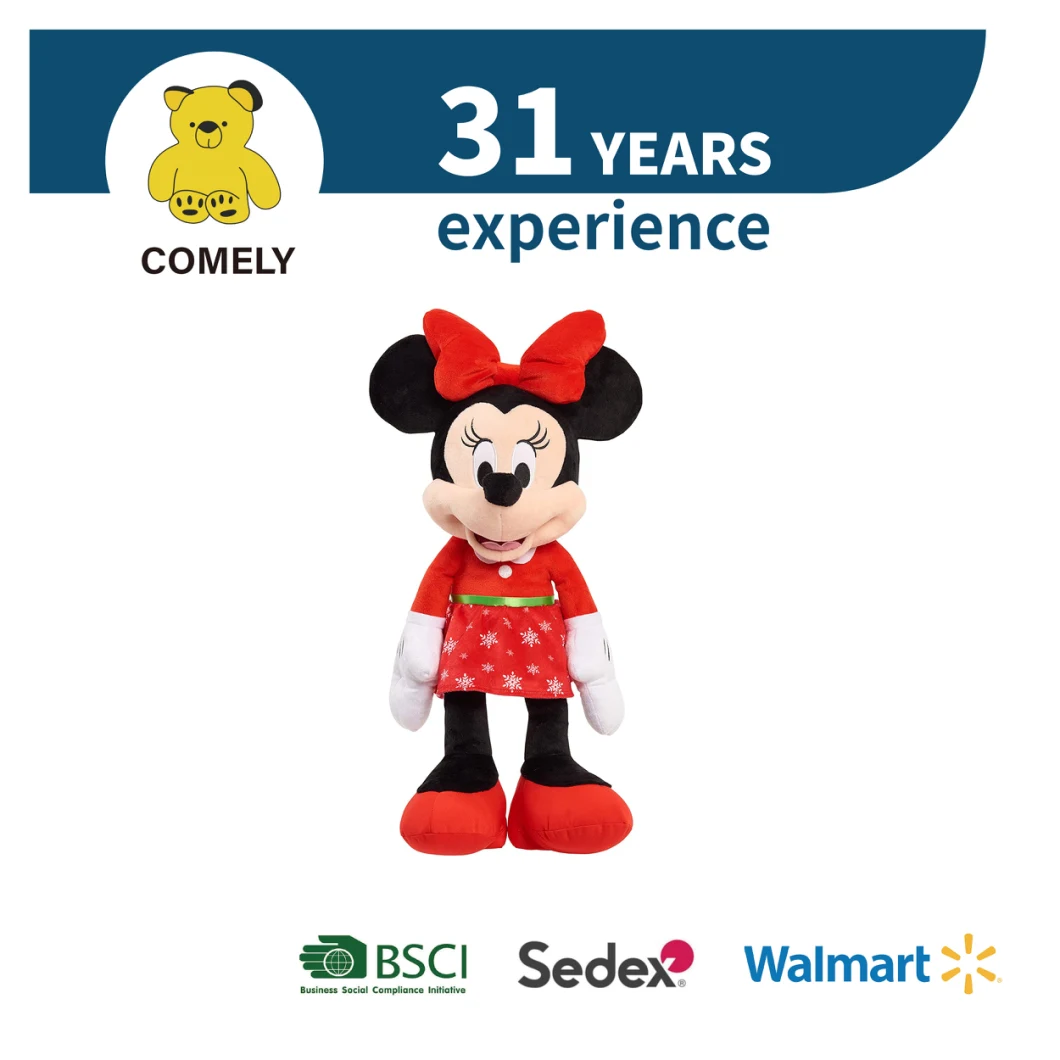 Festival Plush Toys Mouse Soft Plush Toys Decoration Factory Manufacturer BSCI Sedex ISO9001