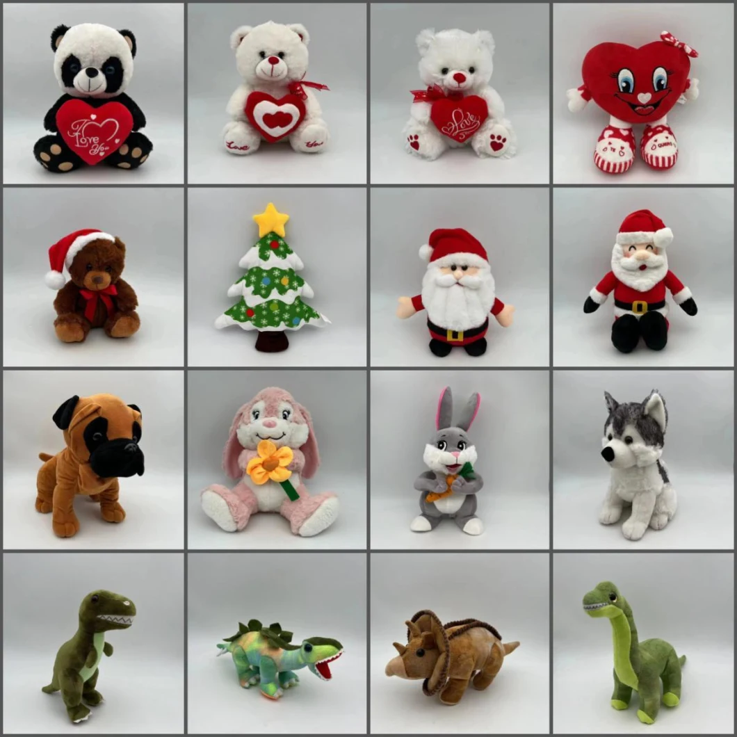 Wholesale OEM Custom Christmas Gift Cute Soft Plush Pet Teddy Bear Stuff/Stuffed Animal Toy for Children Baby Kid