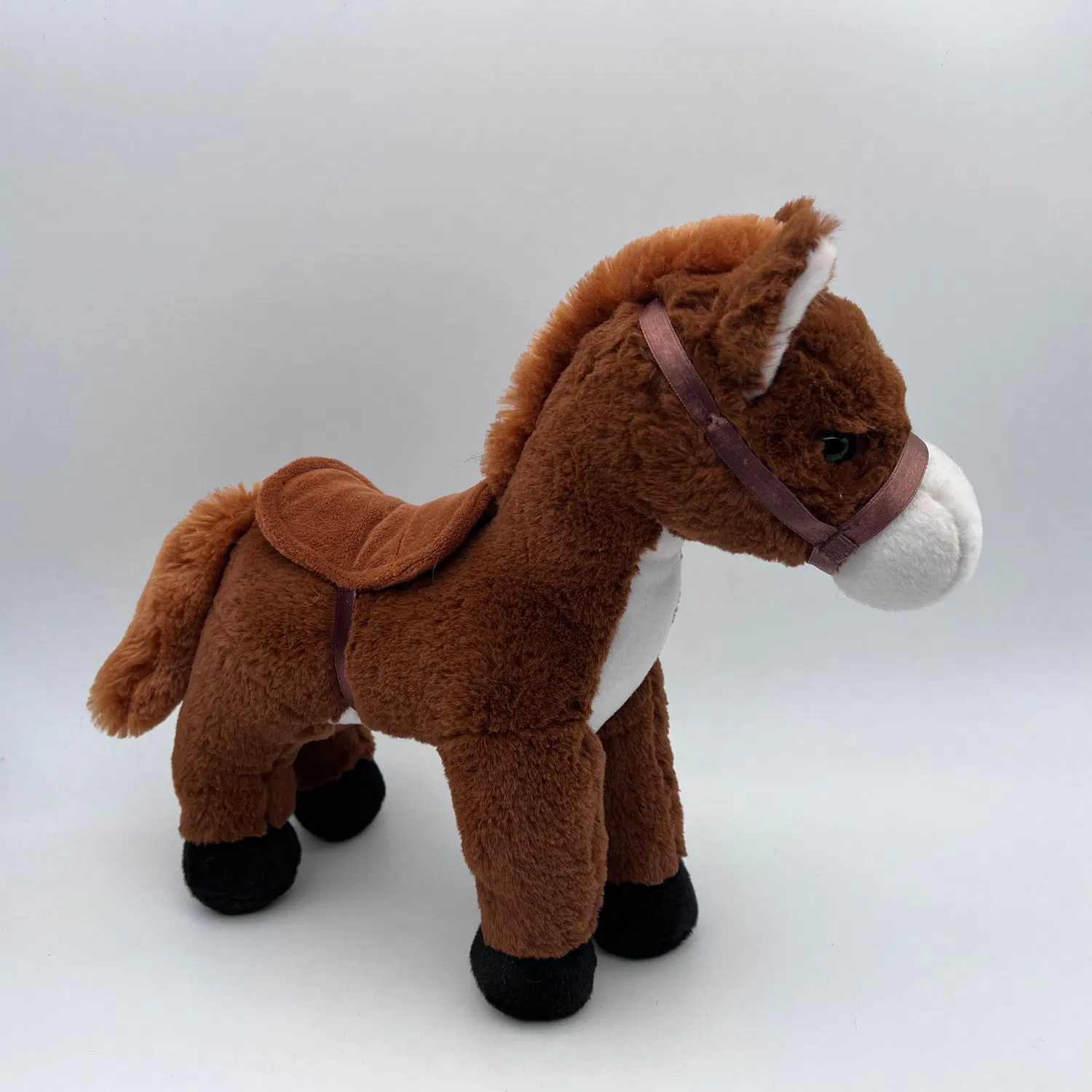 Cheapest Custom Baby Soft Festival Special Gifts Plush Toy Standing Animals Plush Horse
