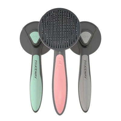 Pet Self-Cleaning Comb, Dog, Cat Hair Cleaning Comb, Hair Remover, Brush, Pet Supplies Wholesale